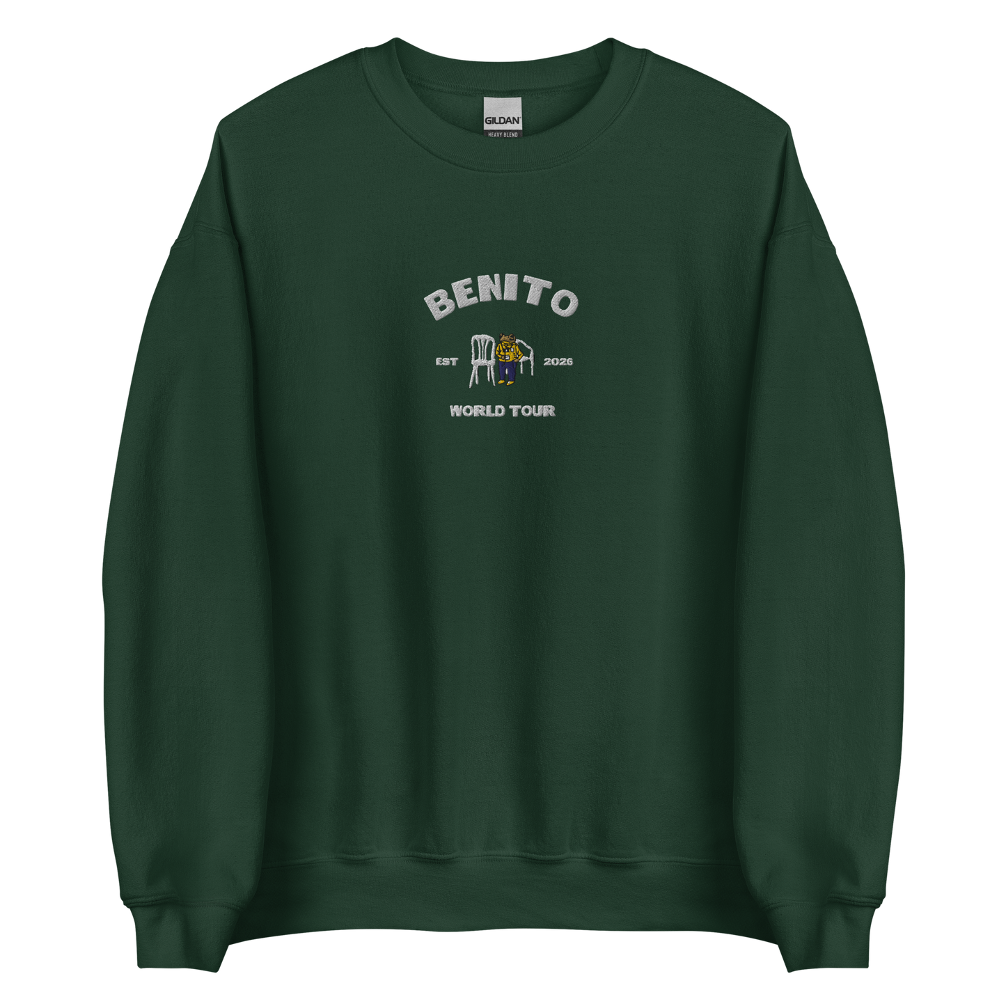 Bad Bunny Benito World Tour Sweatshirt – Cozy Unisex Streetwear Featuring Official Tour Design