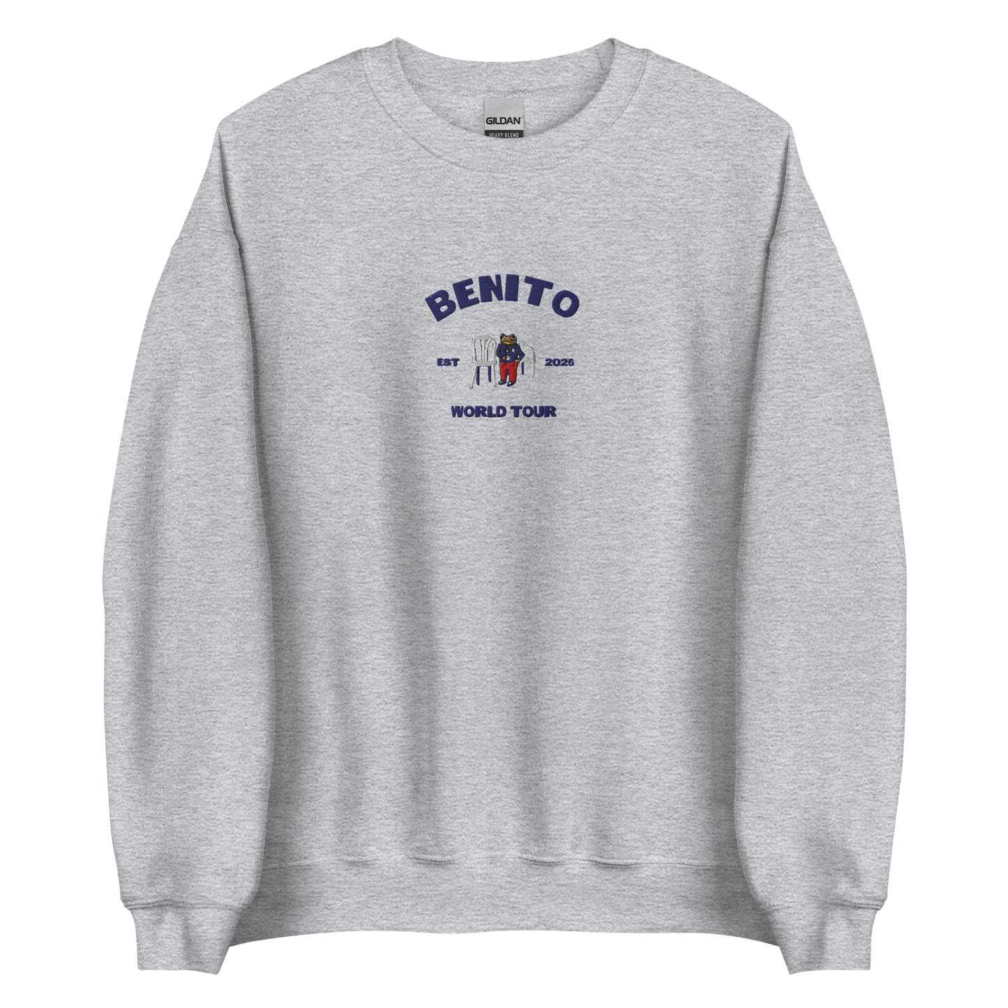 Bad Bunny Benito World Tour Sweatshirt – Cozy Unisex Streetwear Featuring Official Tour Design