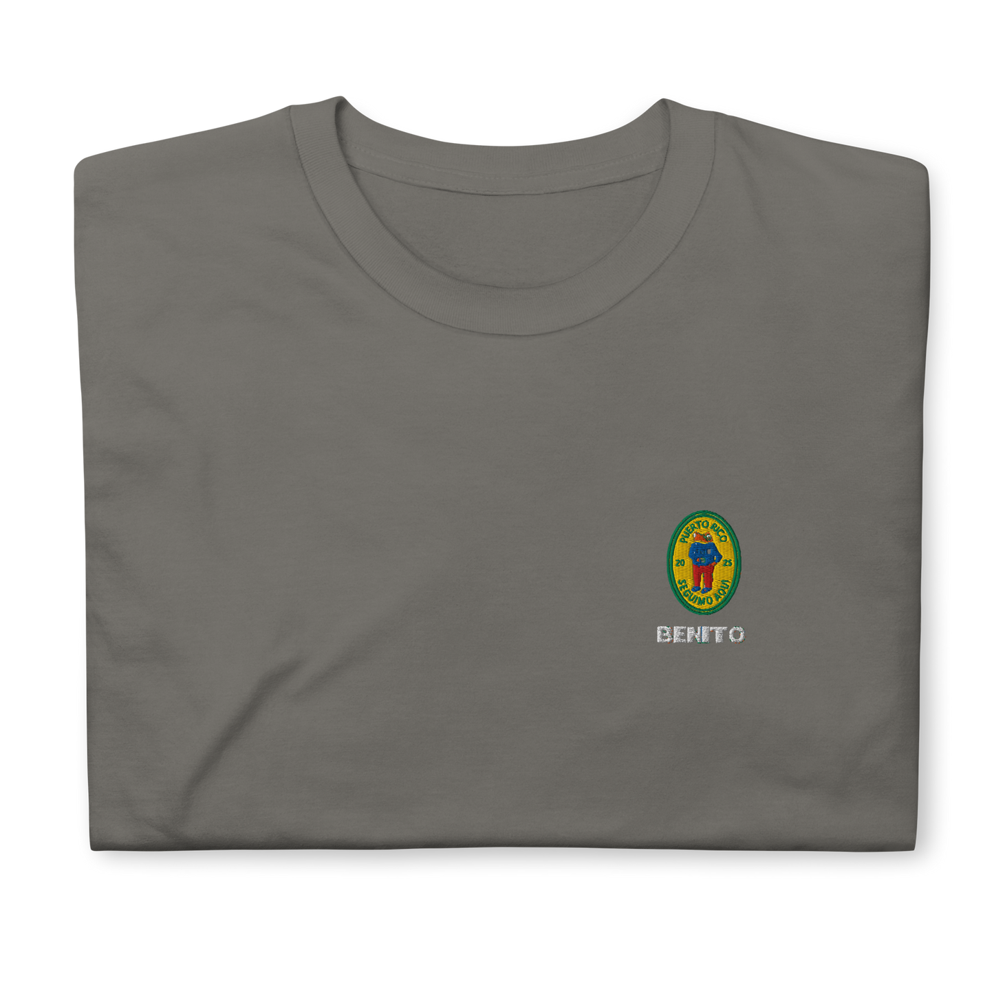 Bad Bunny Benito graphic T-shirt – colorful unisex streetwear inspired by Latin music artist
