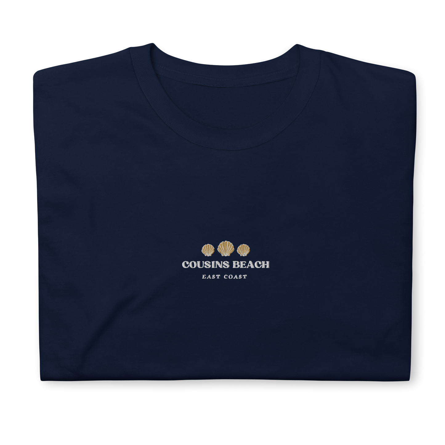 Navy Cousins Beach T-Shirt – Trendy Unisex Tee for The Summer I Turned Pretty Fans with Embroidery