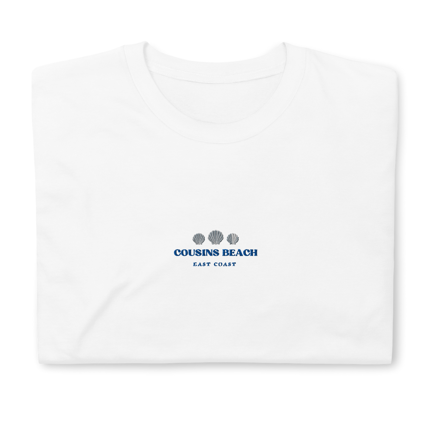 White Cousins Beach T-Shirt – Trendy Unisex Tee for The Summer I Turned Pretty Fans with Embroidery