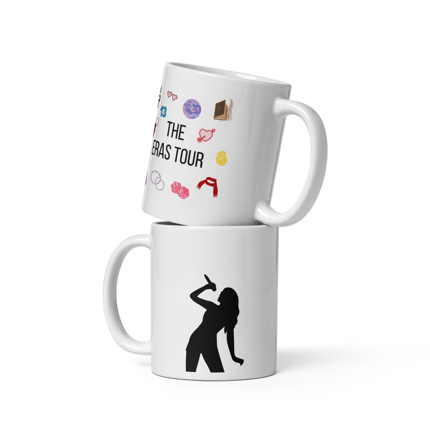 The Eras Tour Mug inspired by Taylor Swift, perfect for Swifties