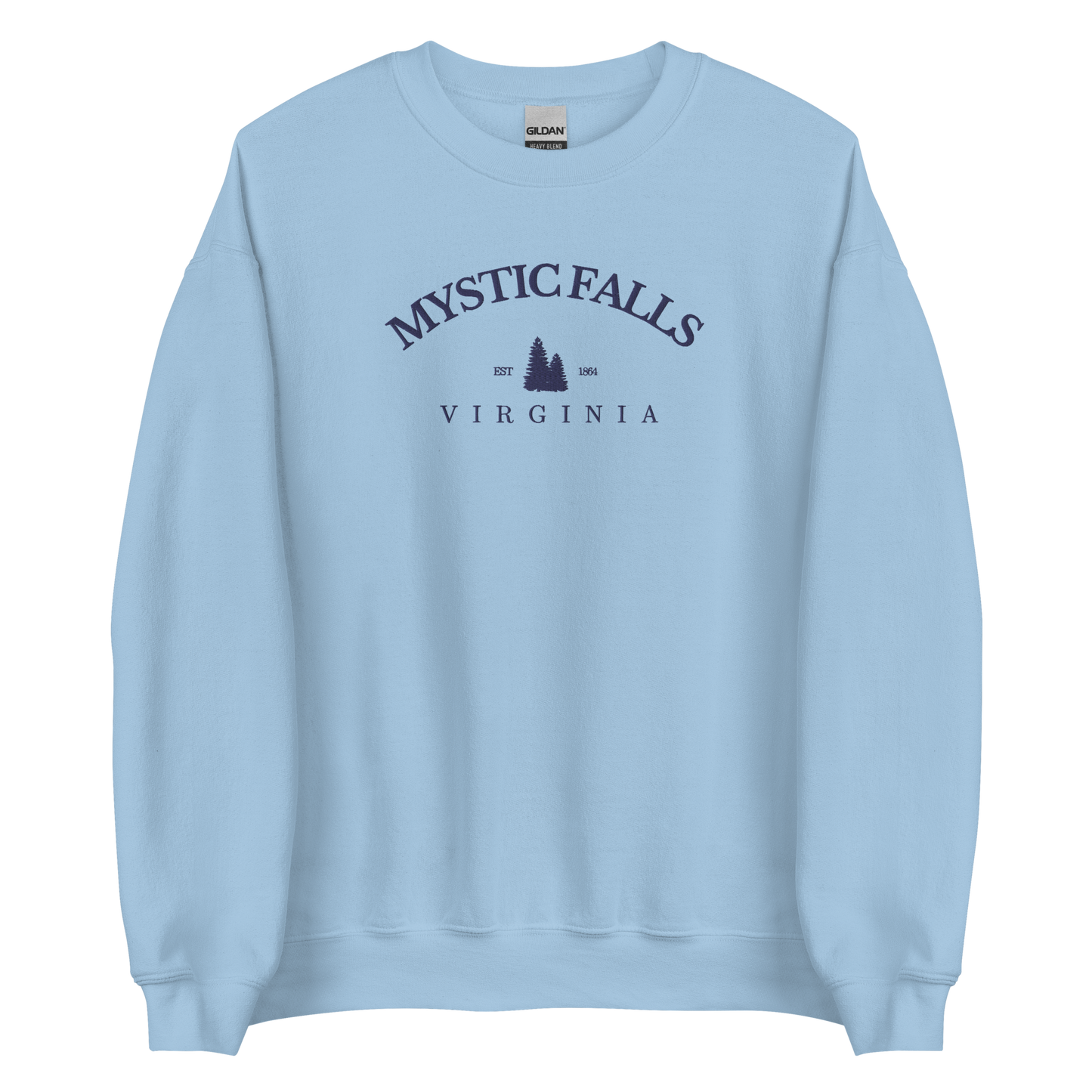 Mystic Falls Sweatshirt inspired by The Vampire Diaries, perfect for Damon, Stefan and Elena fans