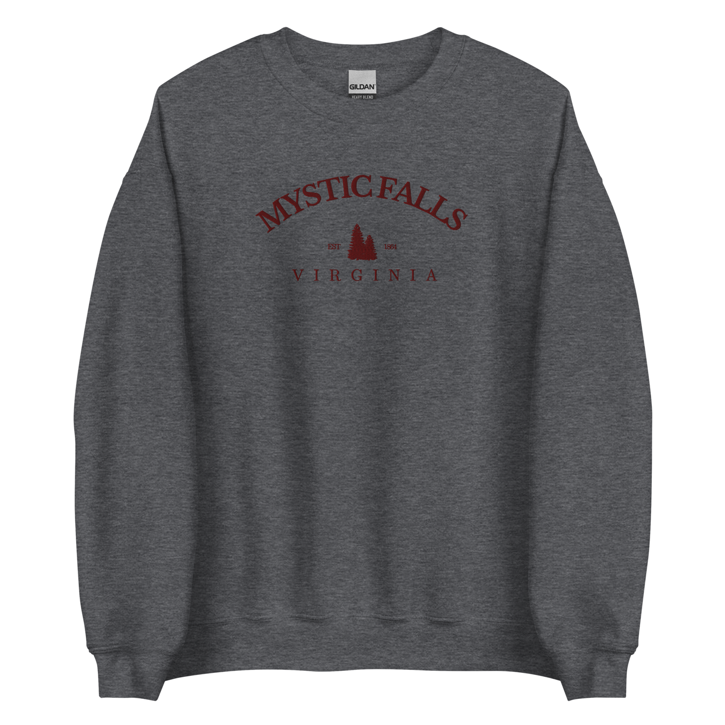 Mystic Falls Sweatshirt inspired by The Vampire Diaries, perfect for Damon, Stefan and Elena fans