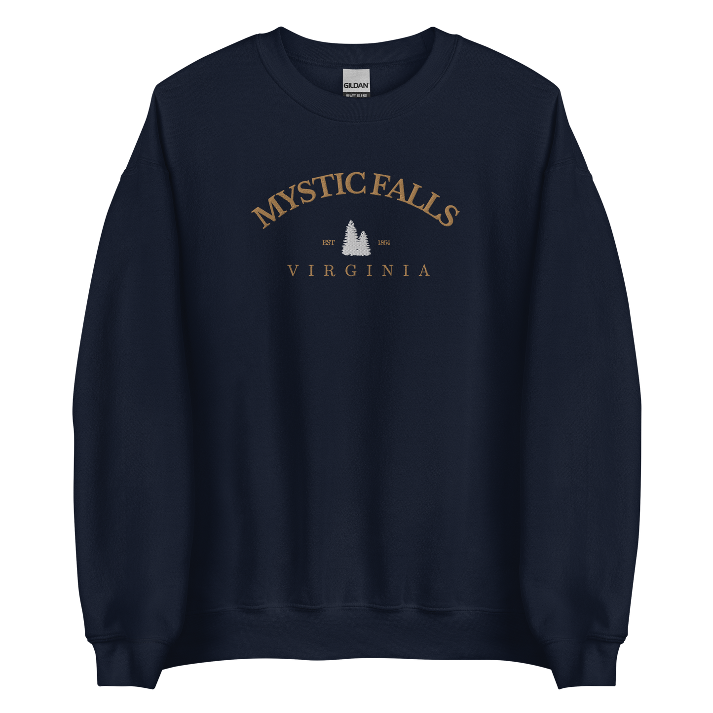 Mystic Falls Sweatshirt inspired by The Vampire Diaries, perfect for Damon, Stefan and Elena fans