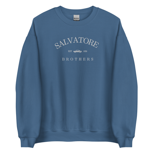 Salvatore Brothers Sweatshirt inspired by The Vampire Diaries, perfect for Damon, Stefan and Elena fans
