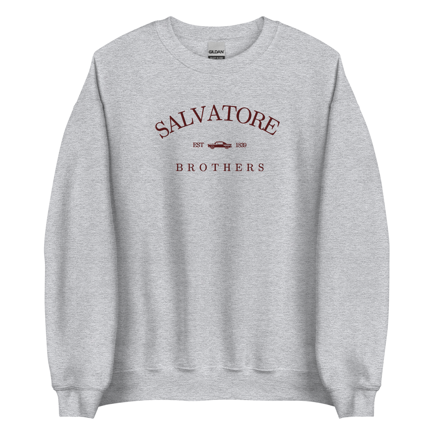 Salvatore Brothers Sweatshirt inspired by The Vampire Diaries, perfect for Damon, Stefan and Elena fans