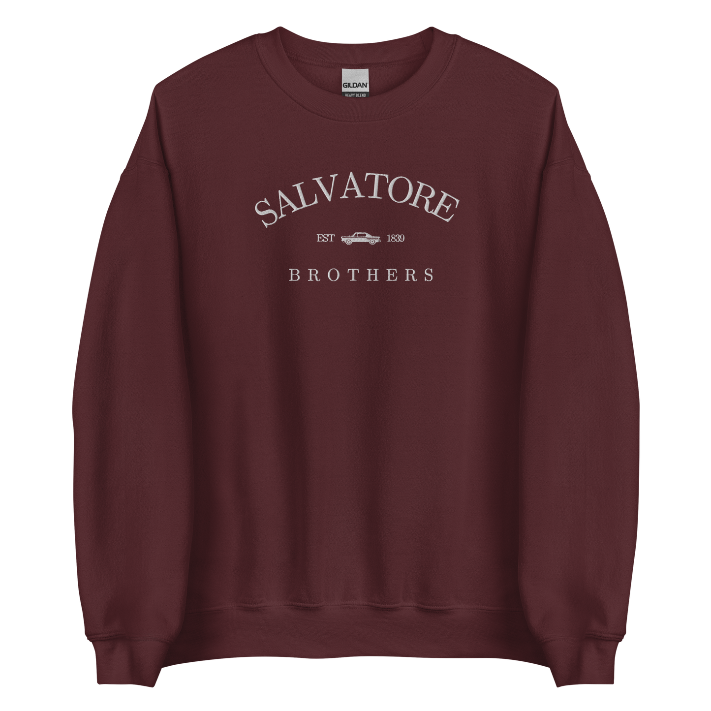 Salvatore Brothers Sweatshirt inspired by The Vampire Diaries, perfect for Damon, Stefan and Elena fans