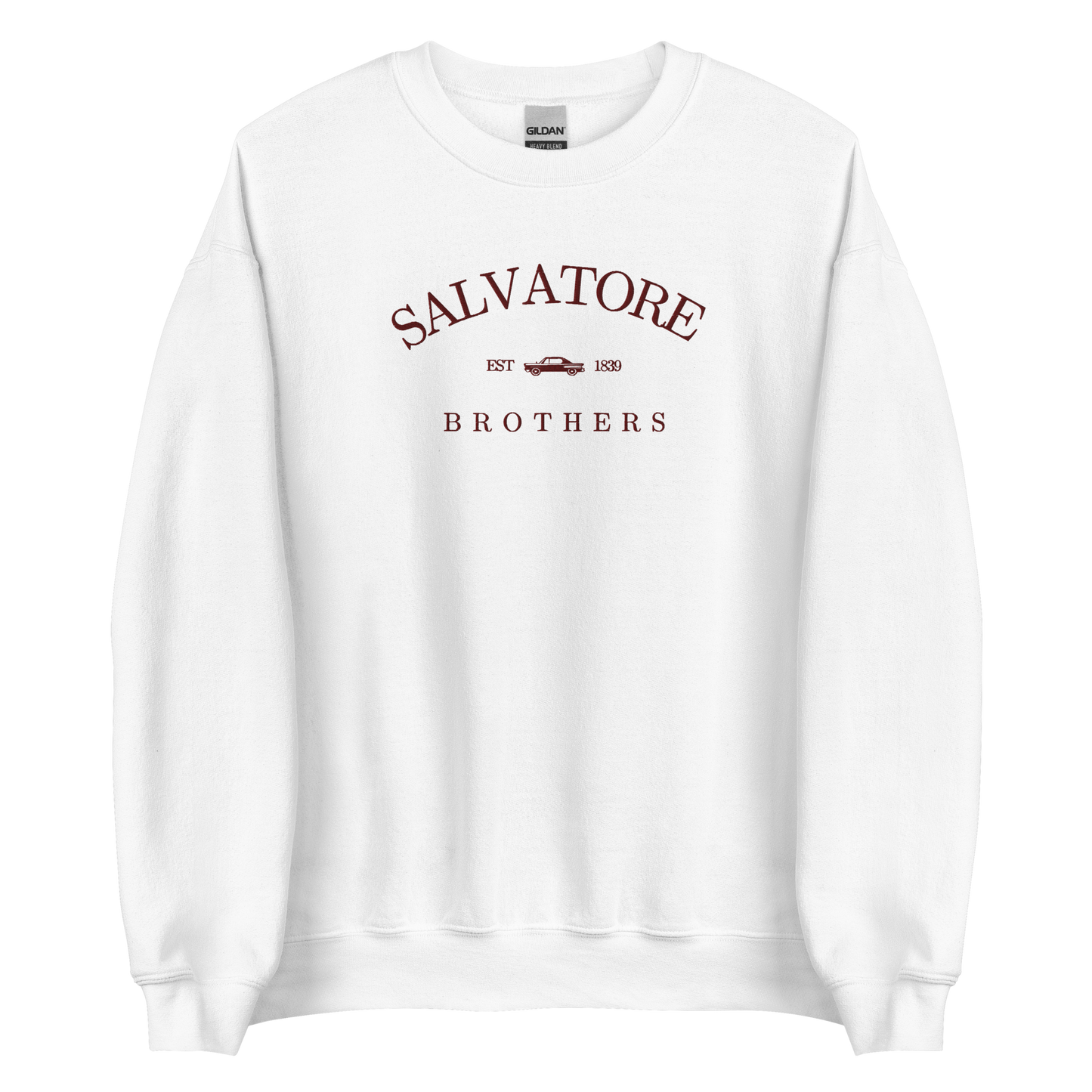 Salvatore Brothers Sweatshirt inspired by The Vampire Diaries, perfect for Damon, Stefan and Elena fans