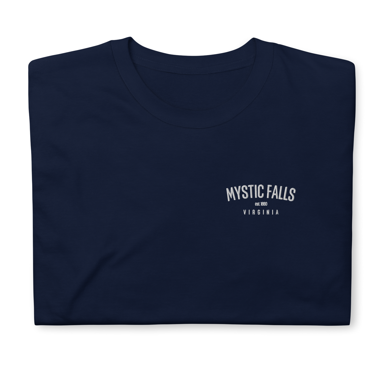 Mystic Falls T-Shirt inspired by The Vampire Diaries, perfect for Damon, Elena and Stefan fans