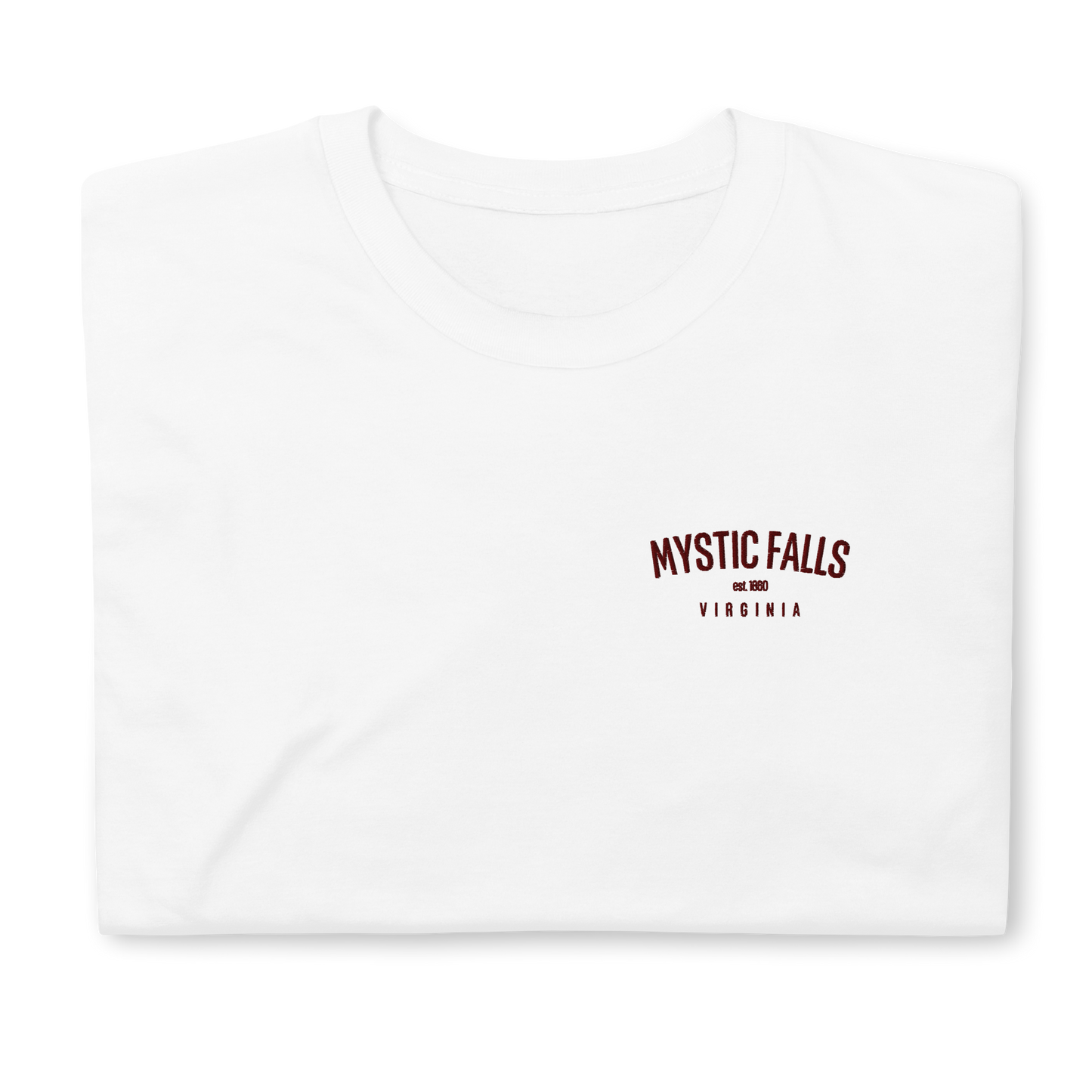 Mystic Falls T-Shirt inspired by The Vampire Diaries, perfect for Damon, Elena and Stefan fans