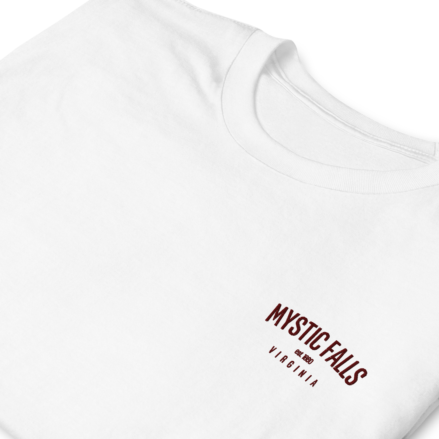 Mystic Falls T-Shirt inspired by The Vampire Diaries, perfect for Damon, Elena and Stefan fans
