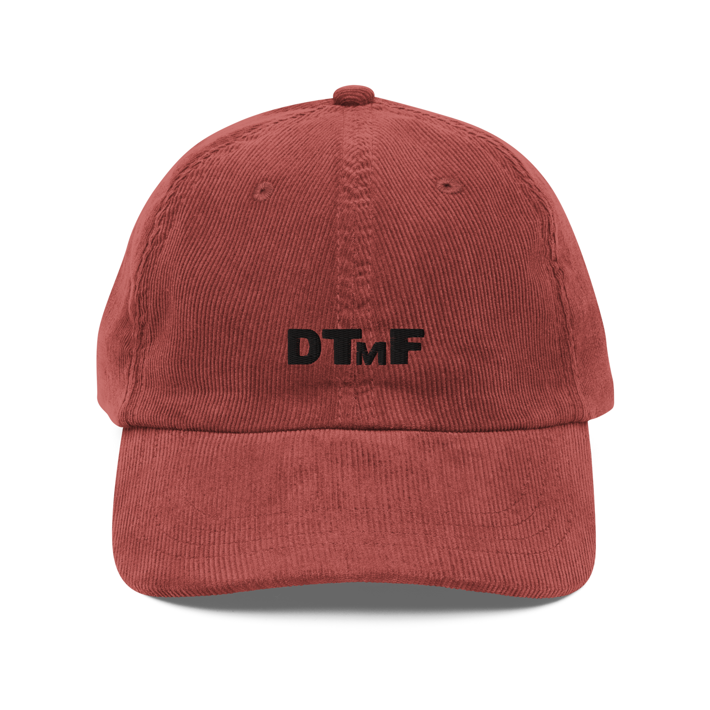 DTMF Embroidered Cap – Stylish Burgundy Hat Inspired by Bad Bunny's Tour Merch with Adjustable Fit