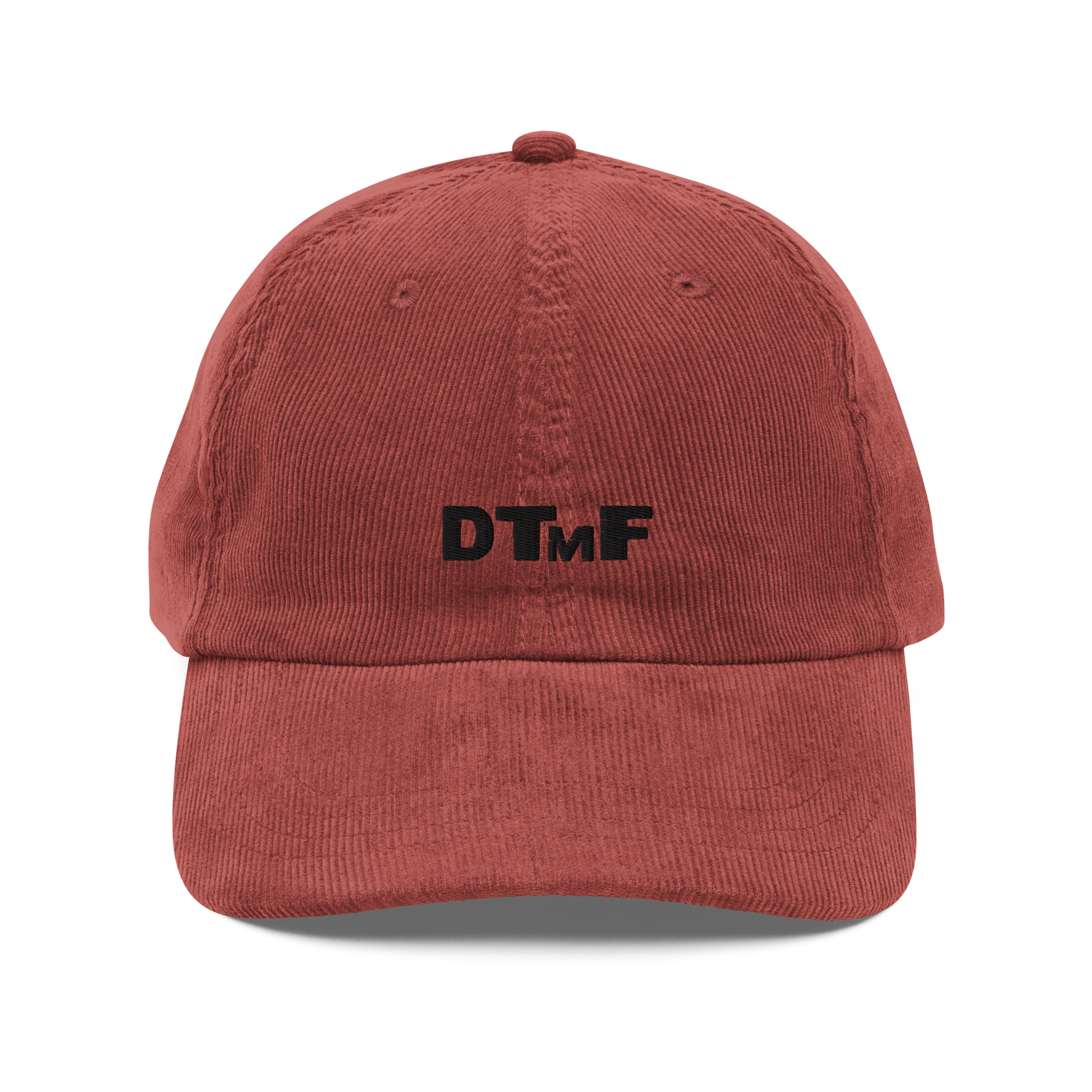 DTMF Embroidered Cap – Stylish Burgundy Hat Inspired by Bad Bunny's Tour Merch with Adjustable Fit