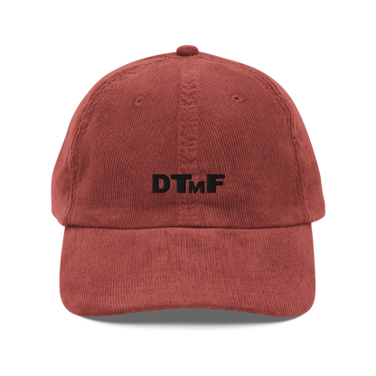 DTMF Embroidered Cap – Stylish Burgundy Hat Inspired by Bad Bunny's Tour Merch with Adjustable Fit