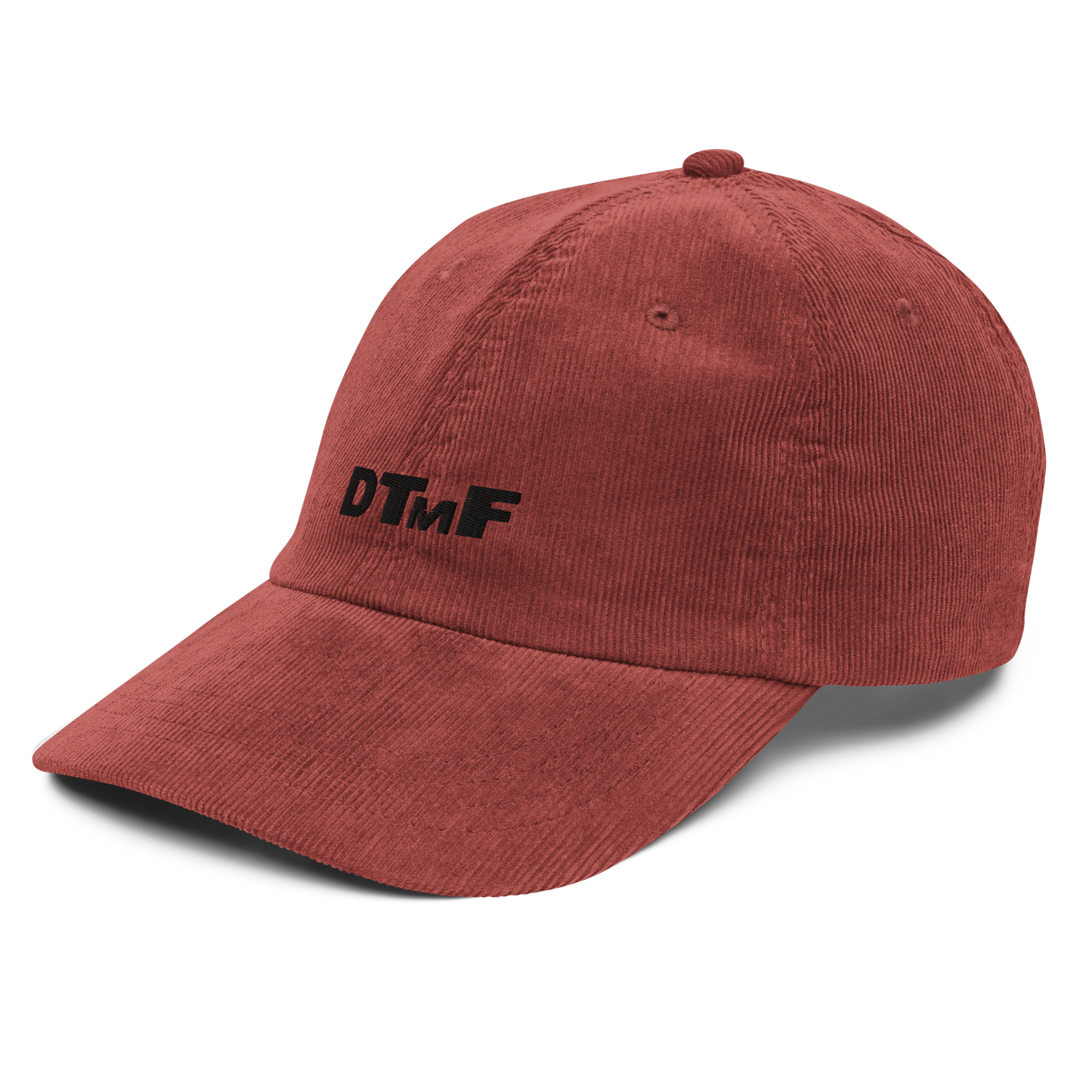 DTMF Embroidered Cap – Stylish Burgundy Hat Inspired by Bad Bunny's Tour Merch with Adjustable Fit