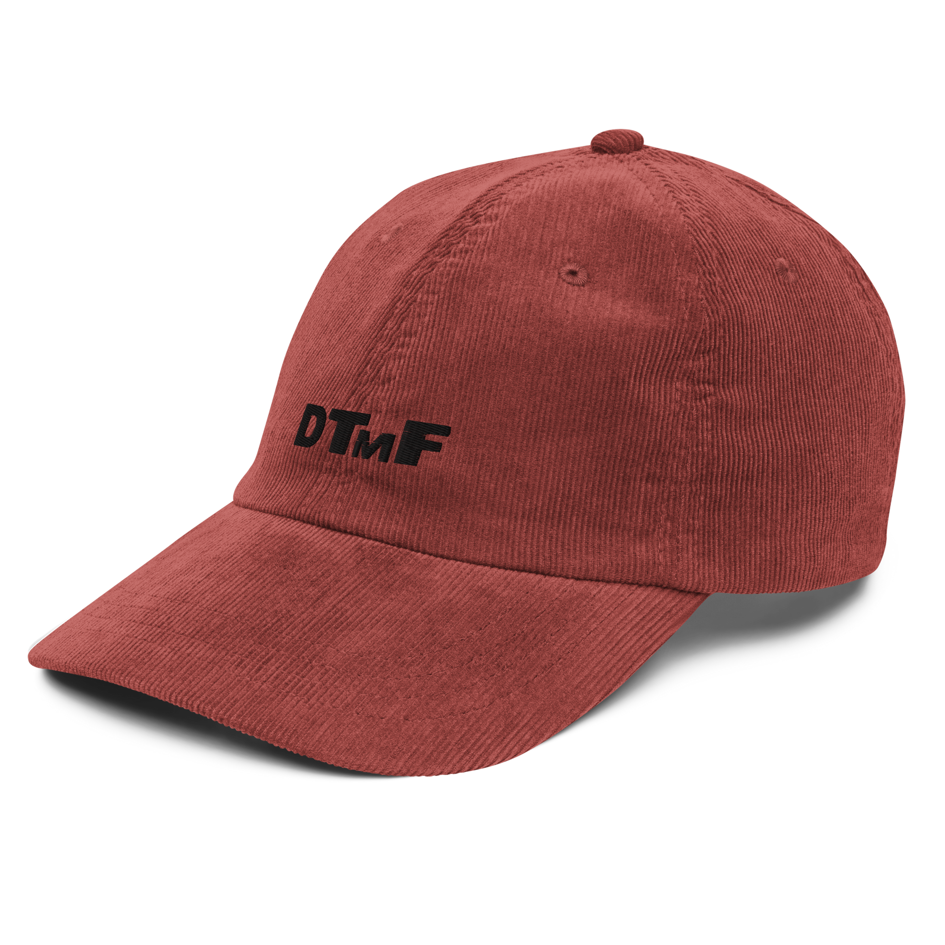 DTMF Embroidered Cap – Stylish Burgundy Hat Inspired by Bad Bunny's Tour Merch with Adjustable Fit