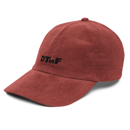DTMF Embroidered Cap – Stylish Burgundy Hat Inspired by Bad Bunny's Tour Merch with Adjustable Fit