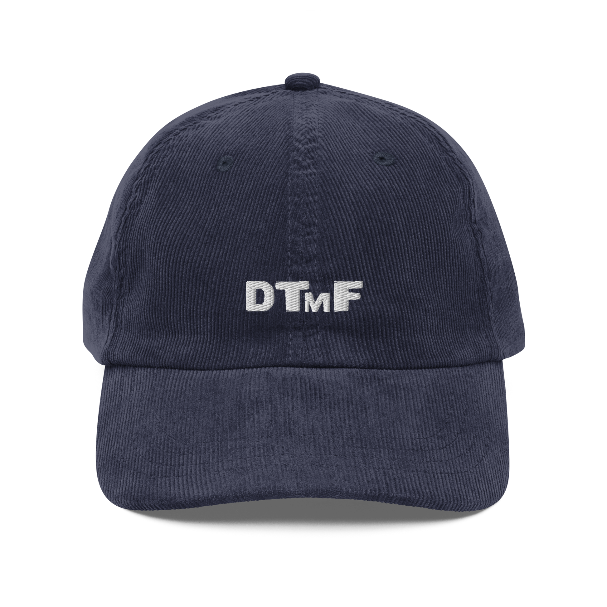 DTMF Embroidered Cap – Stylish Navy Hat Inspired by Bad Bunny's Tour Merch with Adjustable Fit