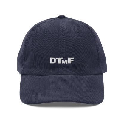 DTMF Embroidered Cap – Stylish Navy Hat Inspired by Bad Bunny's Tour Merch with Adjustable Fit