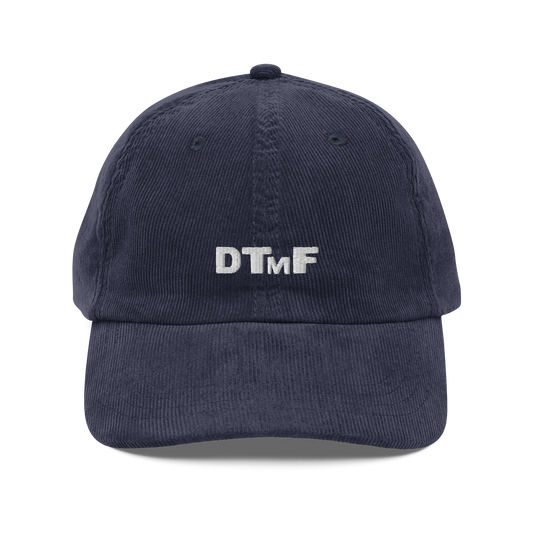 DTMF Embroidered Cap – Stylish Navy Hat Inspired by Bad Bunny's Tour Merch with Adjustable Fit