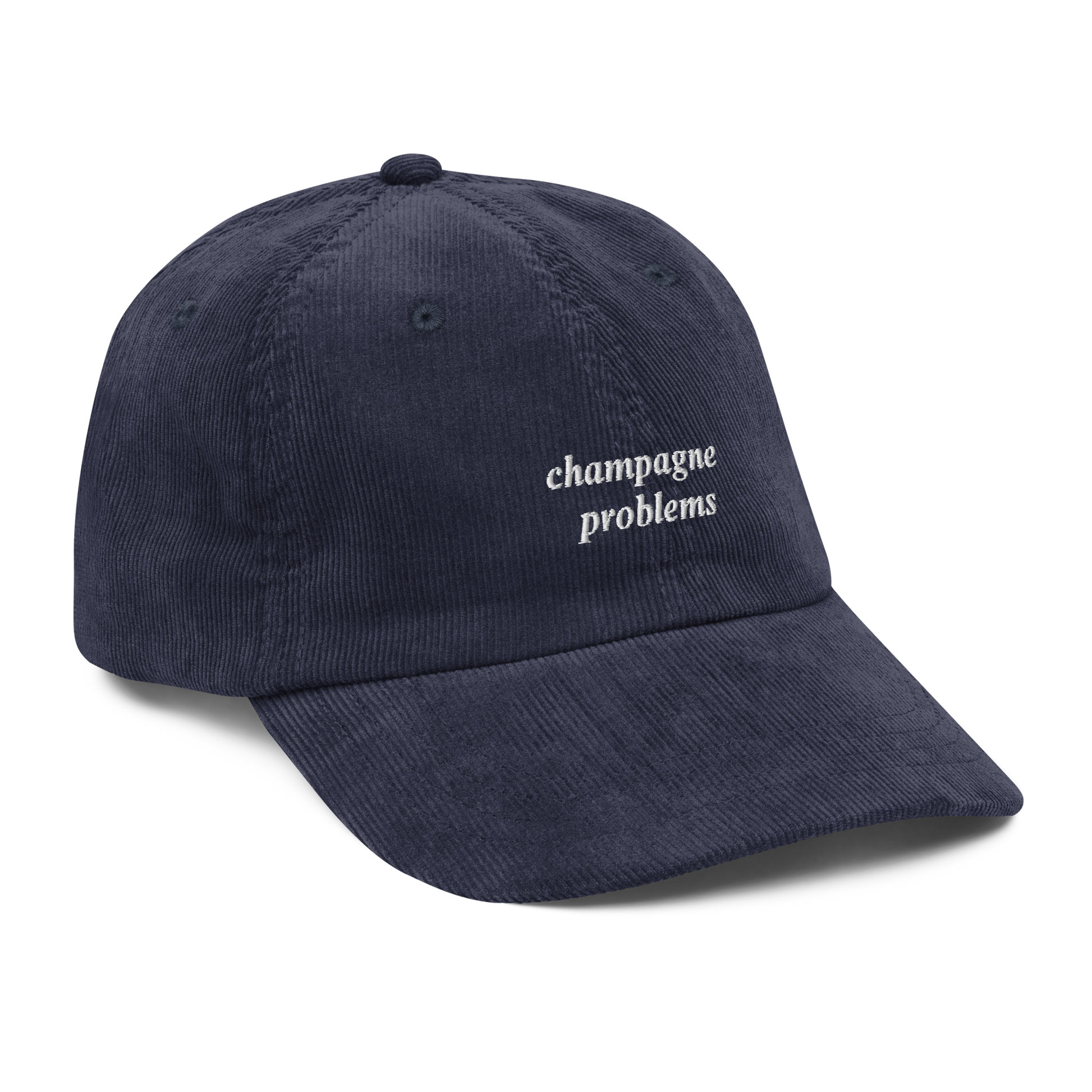 Taylor Swift Champagne Problems navy baseball cap - Taylor Swift themed merch hat for fans, stylish pop culture accessory