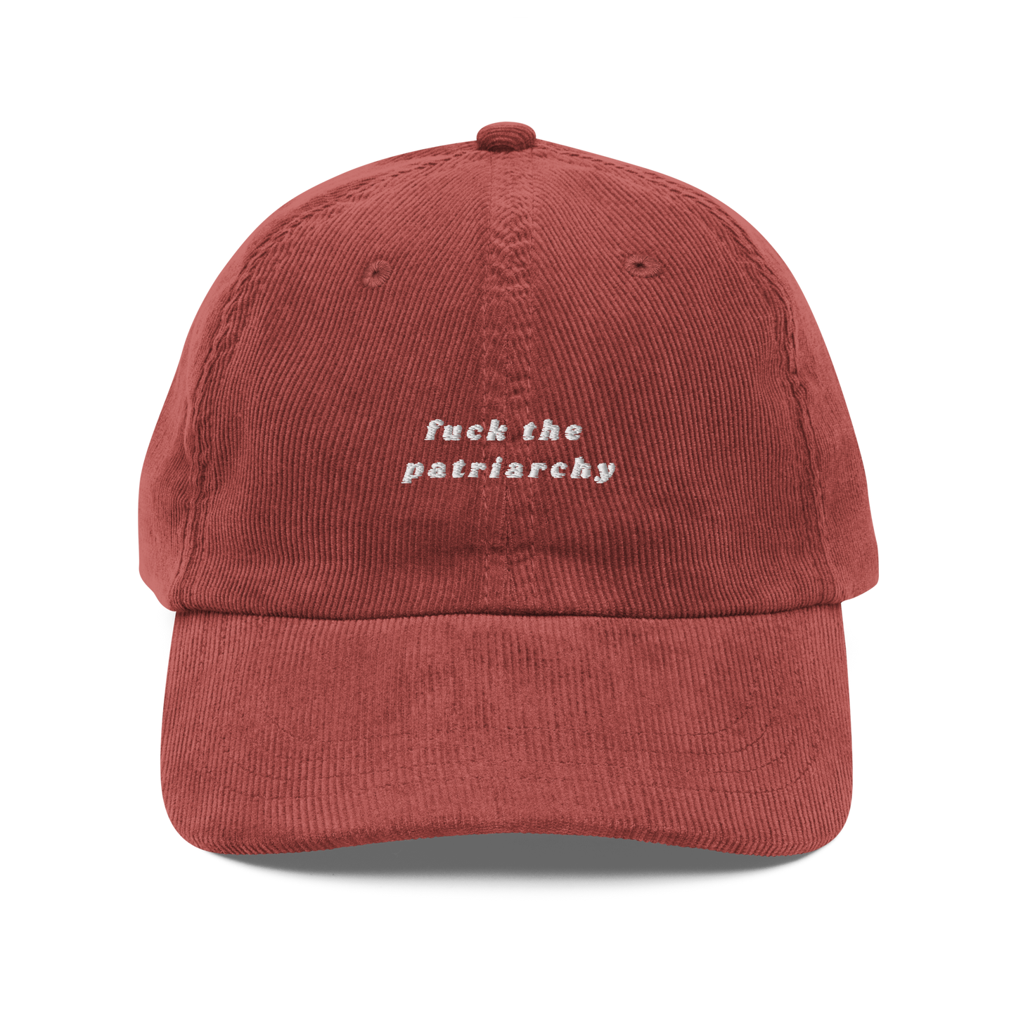 Taylor Swift ‘Fuck the Patriarchy’ burgundy baseball cap featuring bold feminist slogan, pop culture inspired merch for Swifties
