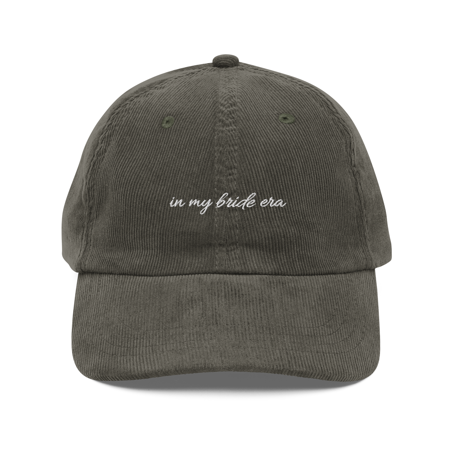 Olive embroidered ‘in my bride era’  hat, minimalist wedding-era baseball cap inspired by Taylor Swift aesthetic, perfect for brides-to-be, engagement gifts, bachelorette outfits, and romantic bridal style