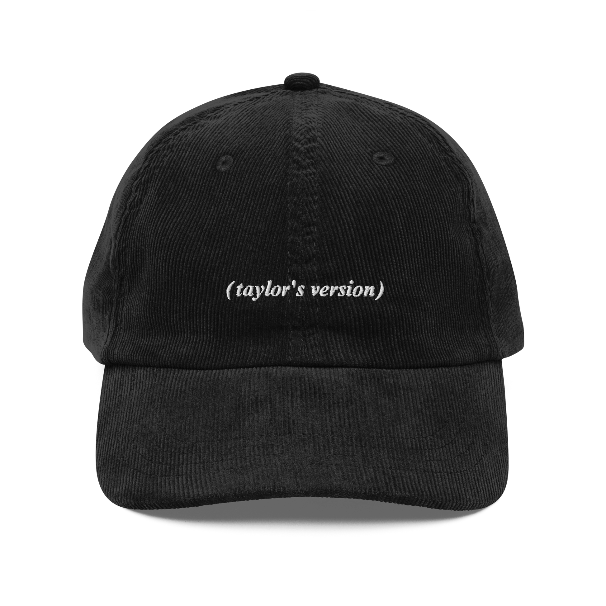 Taylor Swift The Taylor’s Version black baseball cap - official inspired merch hat for Swifties