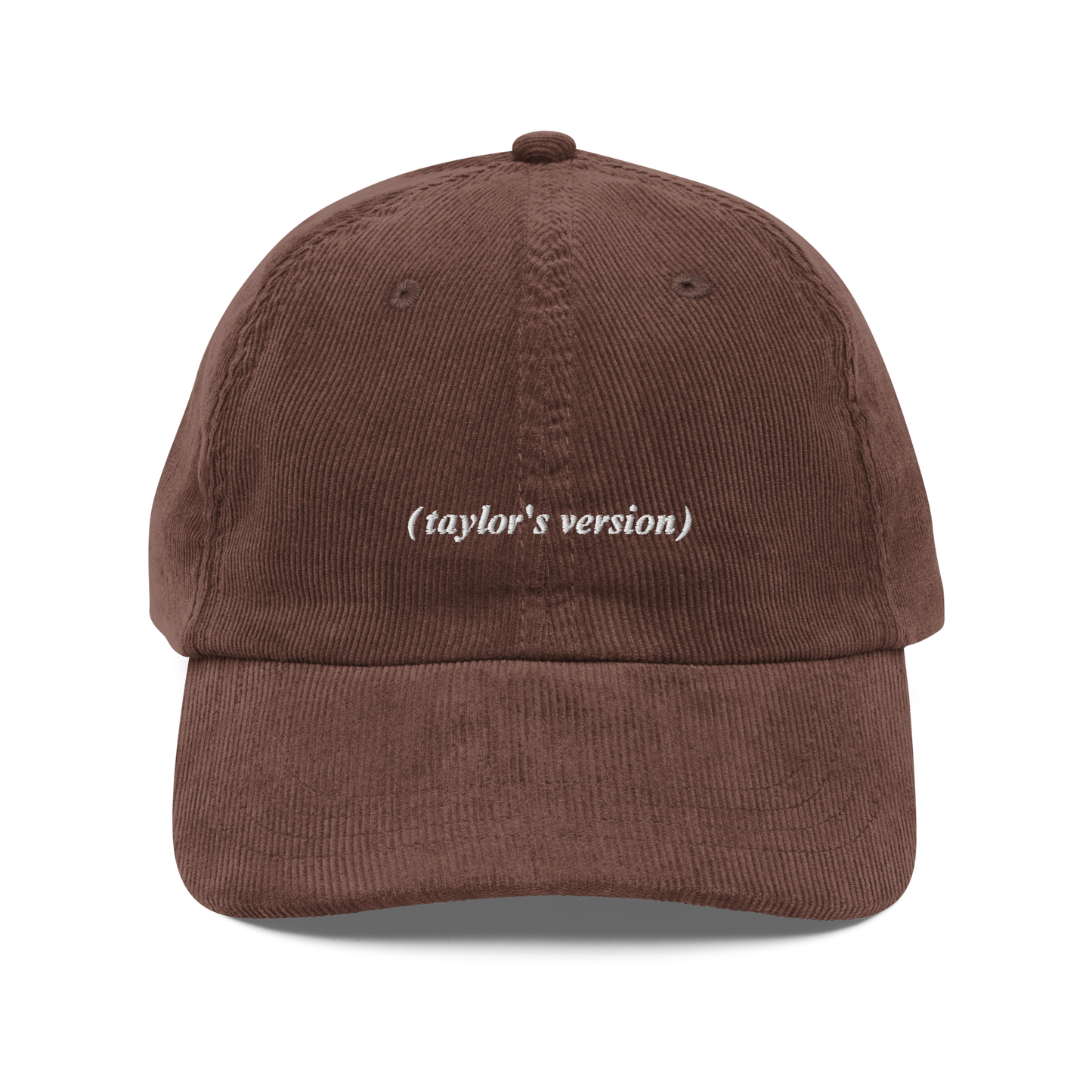 Taylor Swift The Taylor’s Version brown baseball cap – official inspired merch hat for Swifties