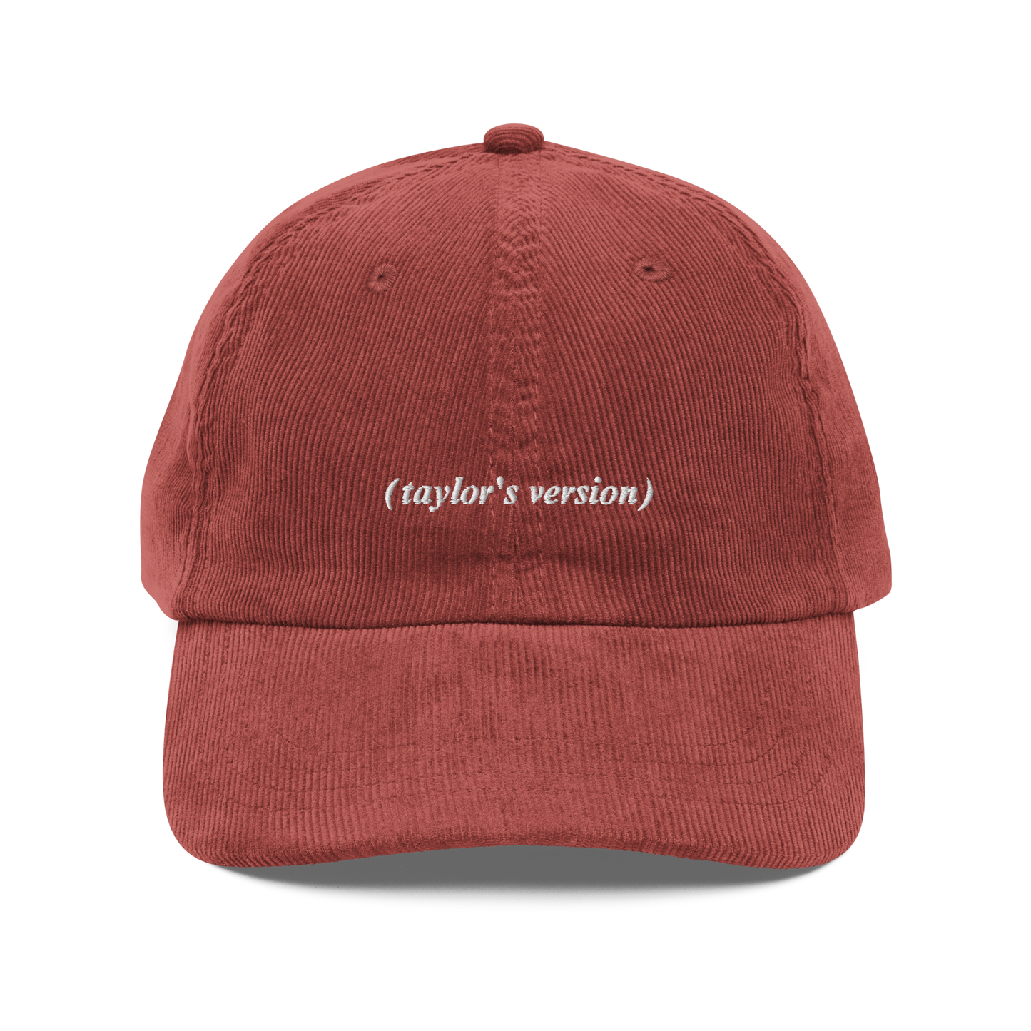 Taylor Swift The Taylor’s Version burgundy baseball cap – official inspired merch hat for Swifties