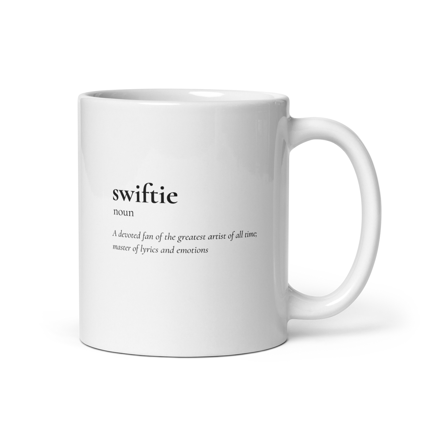 Swiftie Mug inspired by Taylor Swift, perfect for Swifties