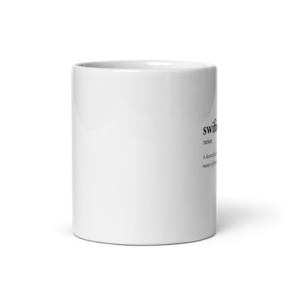 Swiftie Mug inspired by Taylor Swift, perfect for Swifties