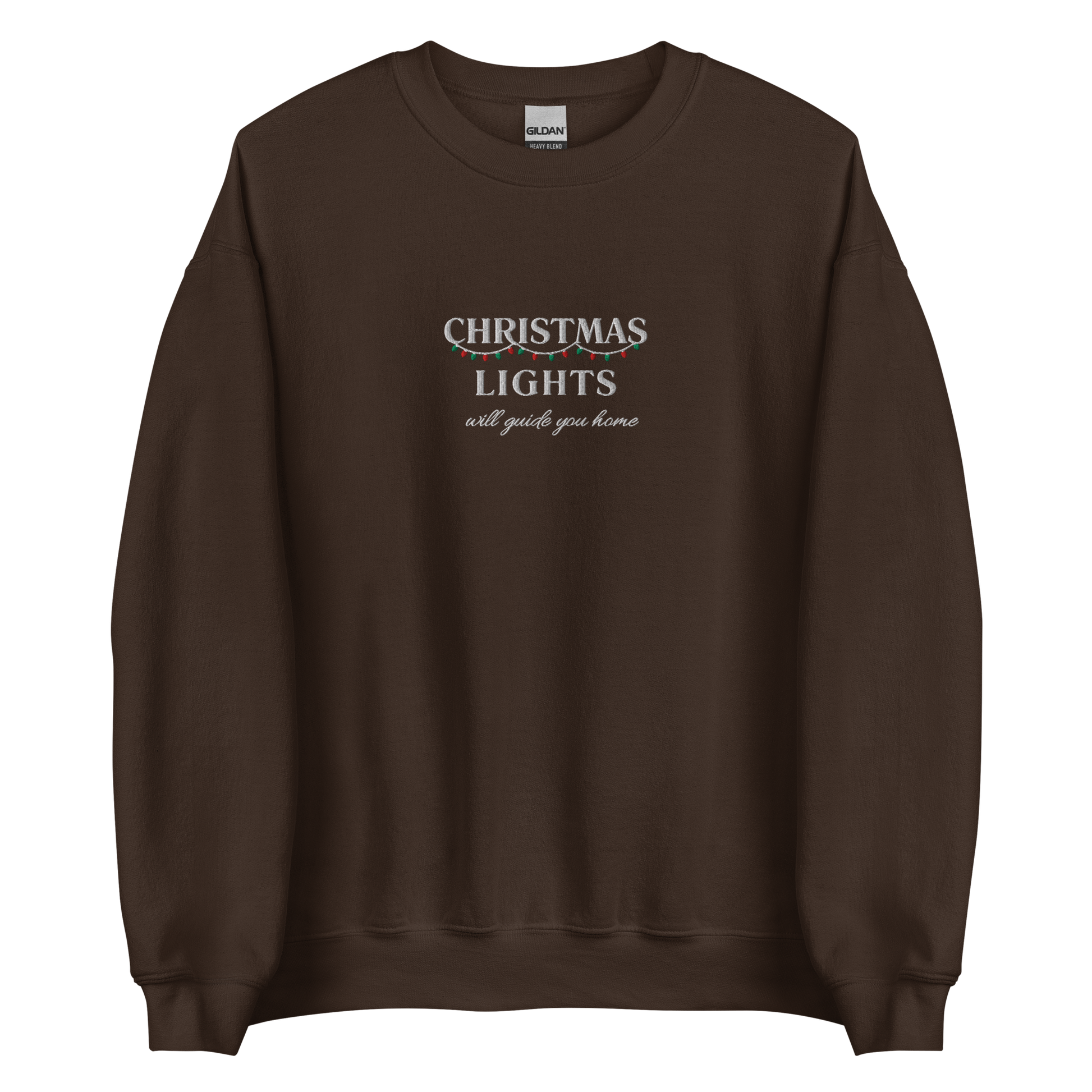 Coldplay inspired sweatshirt with ‘Christmas Lights Will Guide You Home’ design – cozy fan merch for Fix You and Coldplay lovers