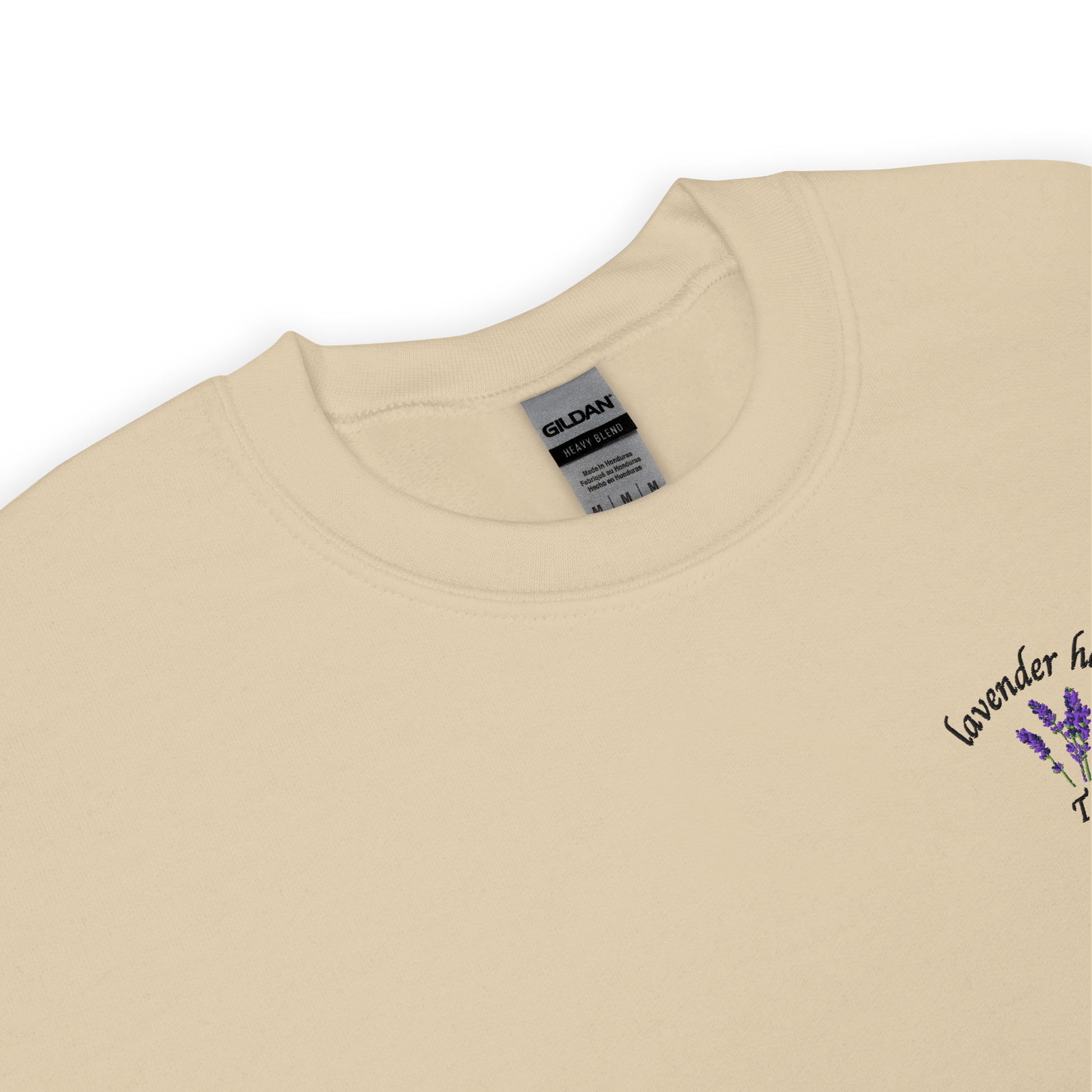 Sand Taylor Swift “Lavender Haze” sweatshirt with soft pastel design inspired by the Lavender Haze era, cozy unisex fan merch pullover perfect for Swifties and everyday wear