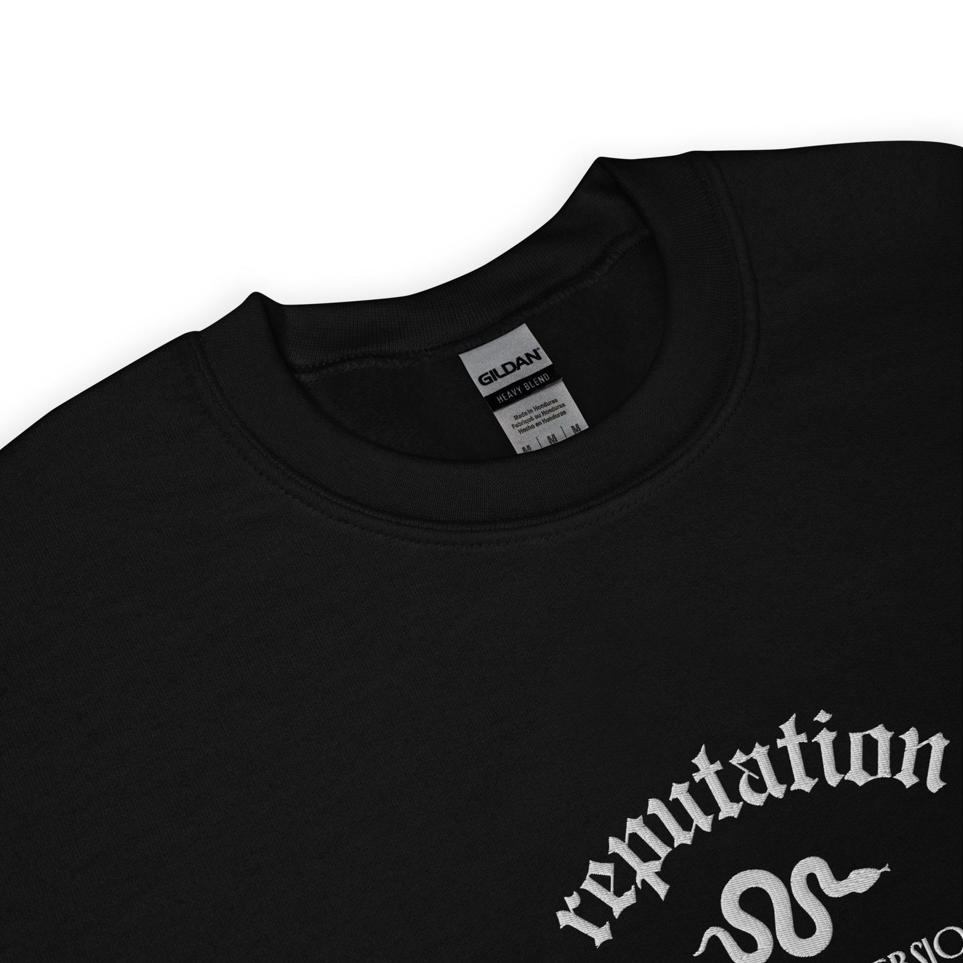 Black Reputation Sweatshirt inspired by Taylor Swift, perfect for Swifties