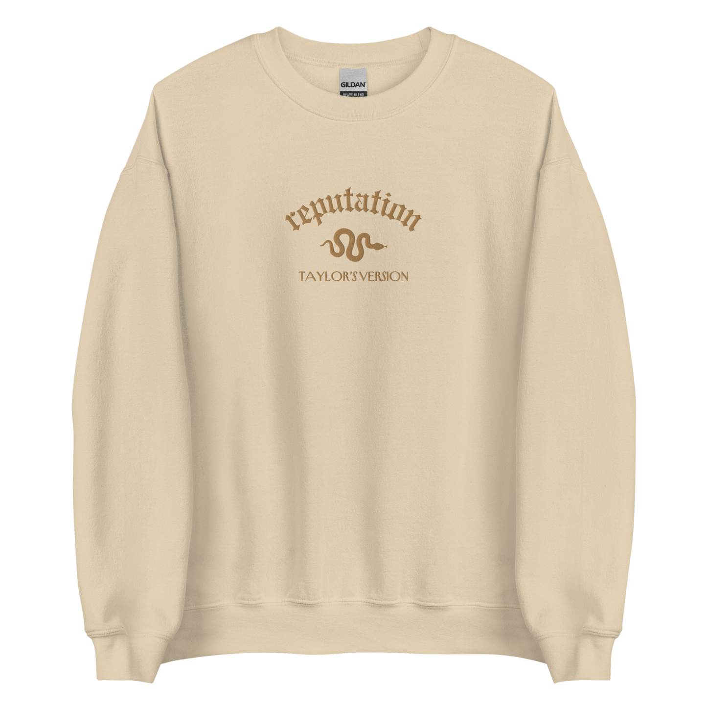 Sand Reputation Sweatshirt inspired by Taylor Swift, perfect for Swifties