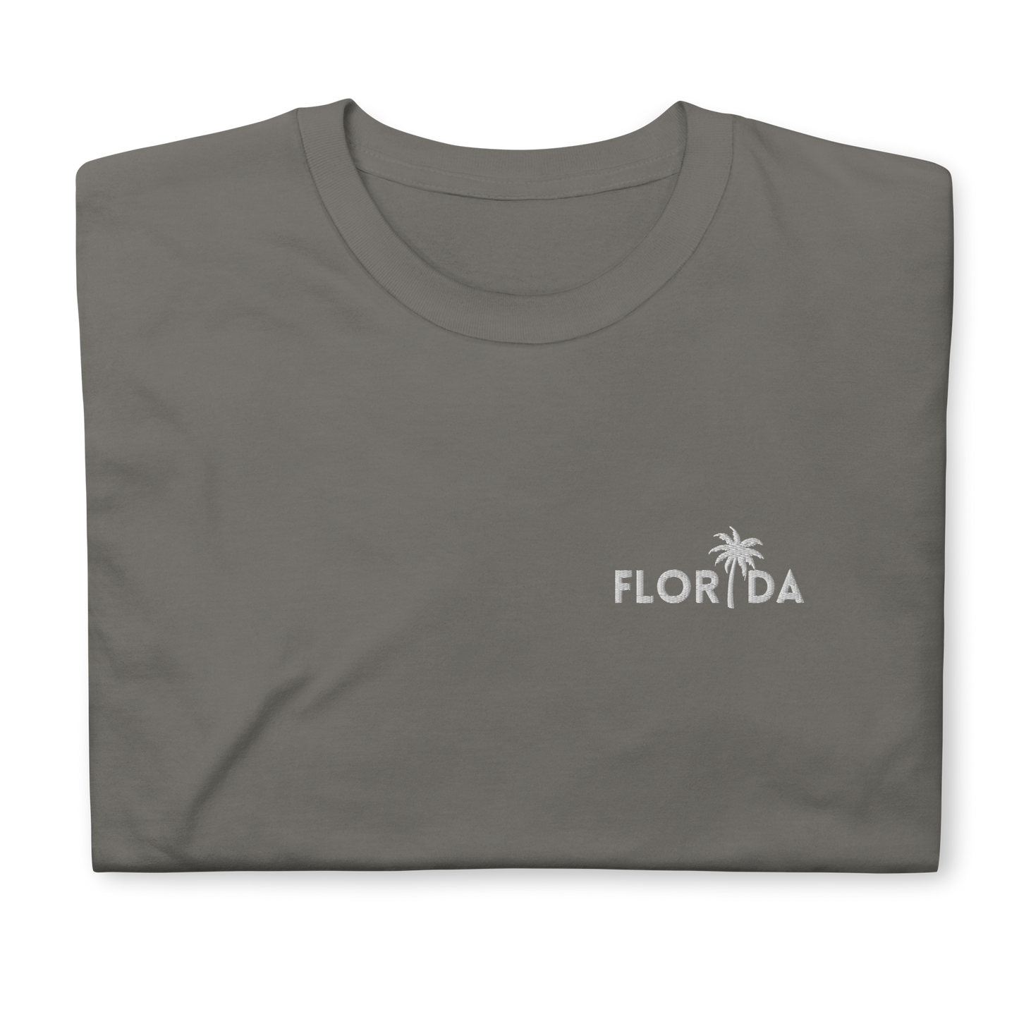 Taylor Swift-inspired Florida t-shirt featuring retro pastel palm tree design — perfect Swiftie merch for fans of The Tortured Poets Department aesthetic
