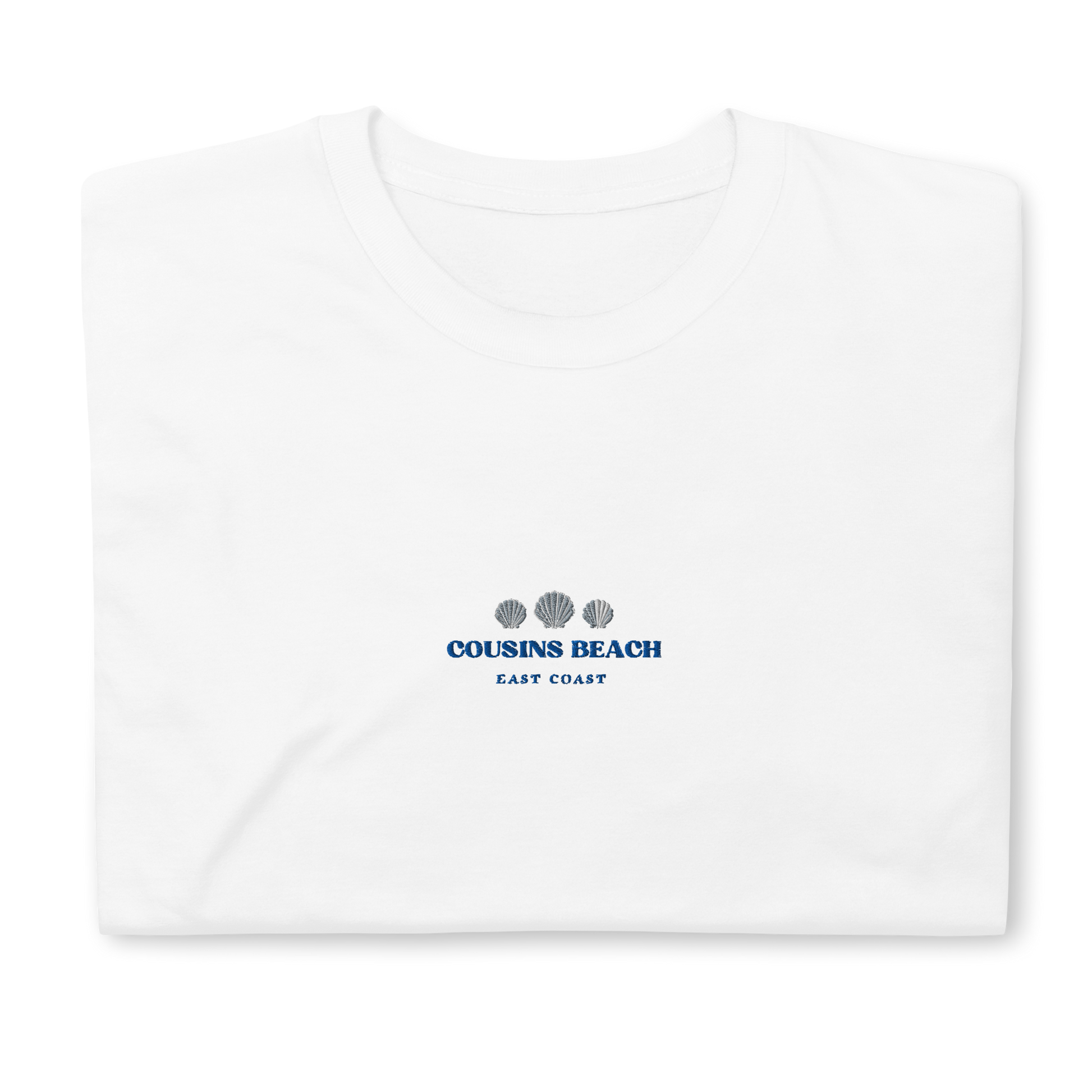 White Cousins Beach T-Shirt – Trendy Unisex Tee for The Summer I Turned Pretty Fans with Embroidery