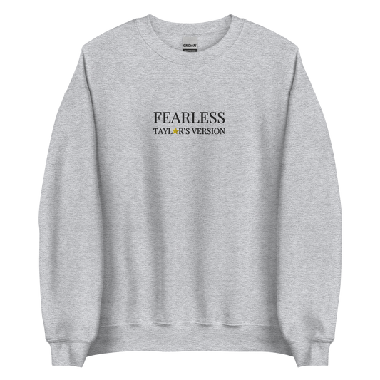 Fearless Sweatshirt inspired by Taylor Swift, perfect for Swifties