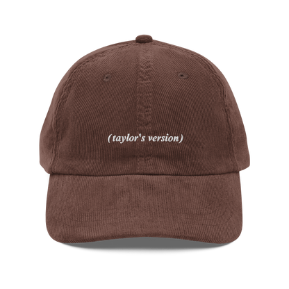 Taylor's Version Cap inspired by Taylor Swift, perfect for Swifties