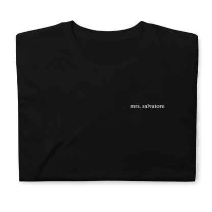 Mrs. Salvatore T-Shirt inspired by The Vampire Diaries, perfect for Damon and Stefan fans